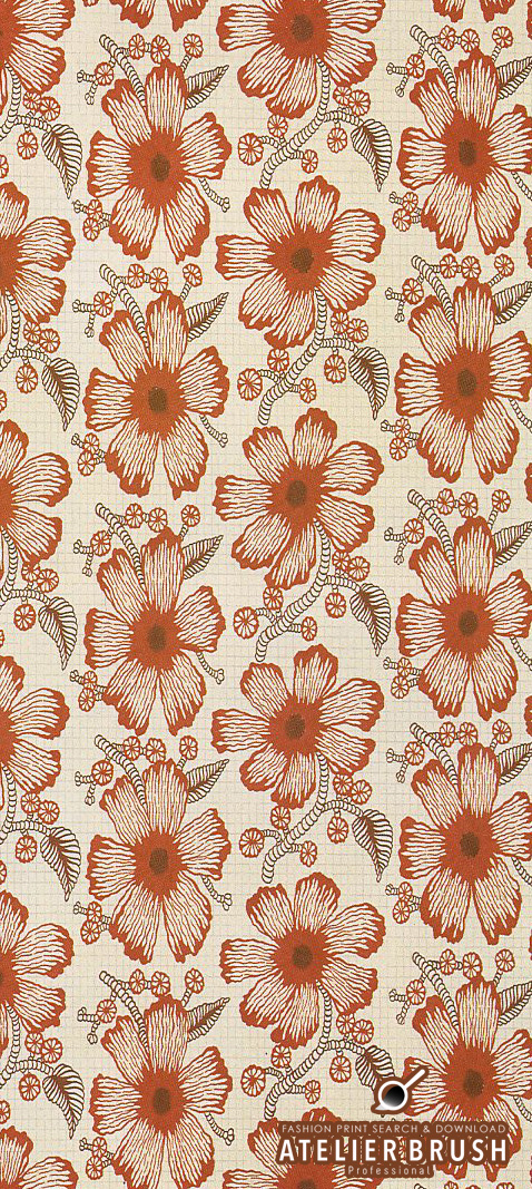 textile design allover set pattern