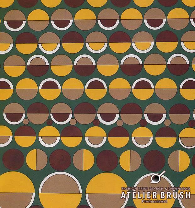 textile design circles dots pattern