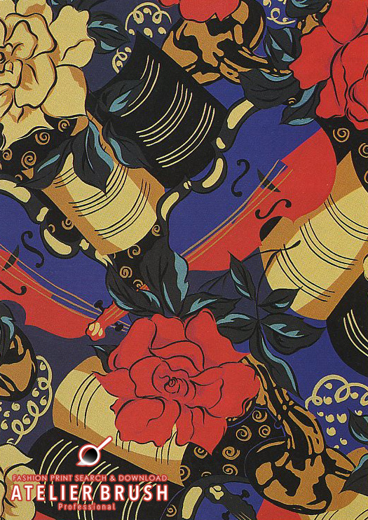 textile design compositional pattern