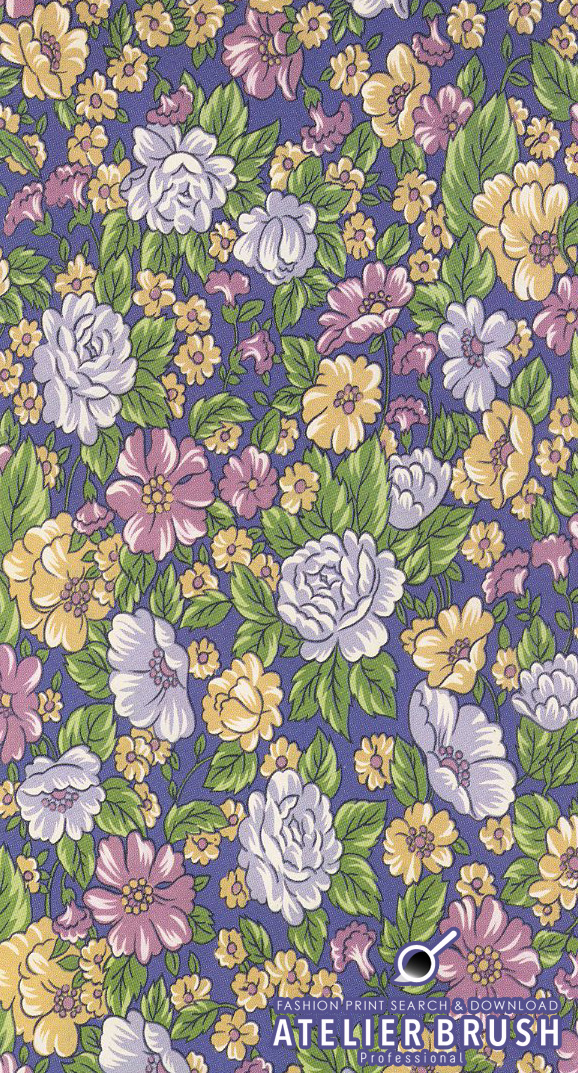 textile design floral pattern