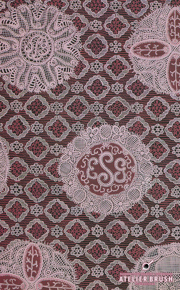 textile design lace pattern