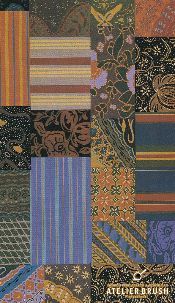 textile design patchwork pattern