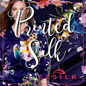 printed silk fabric by EZSilk.com